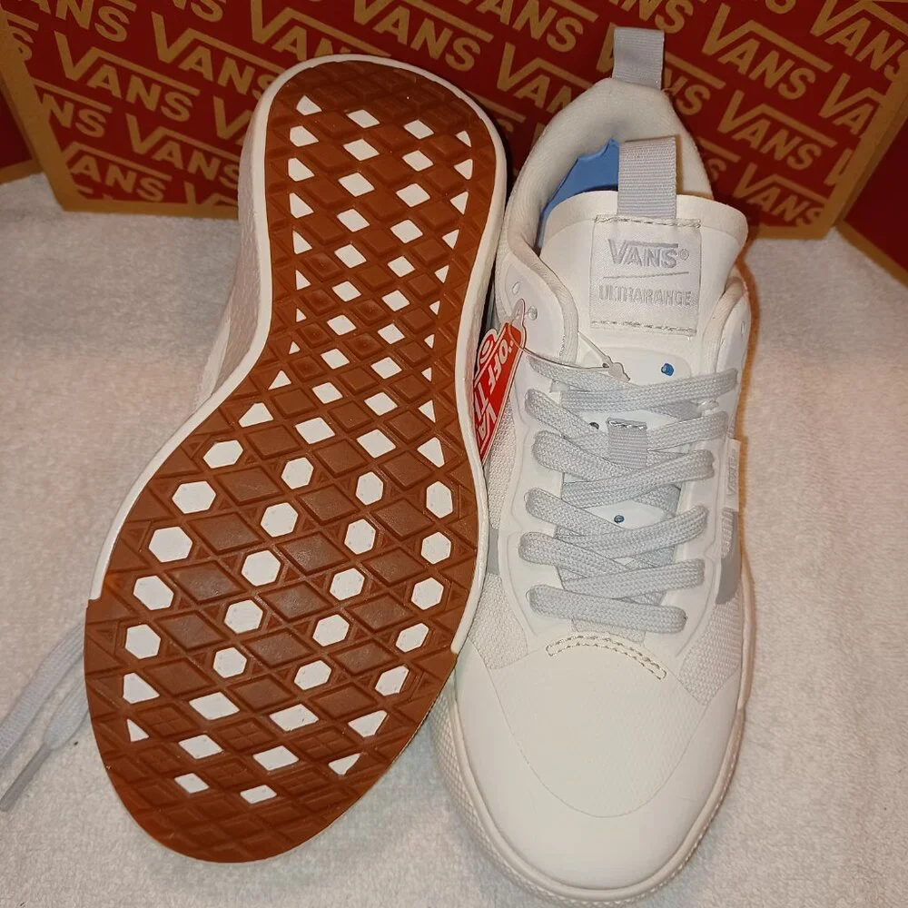 VANS Men's 4.5/Womens 6 UltraRange Exo Abalone Dawn Blue/Marshmallow VN0A4U1KAXQ - Picture 8 of 12